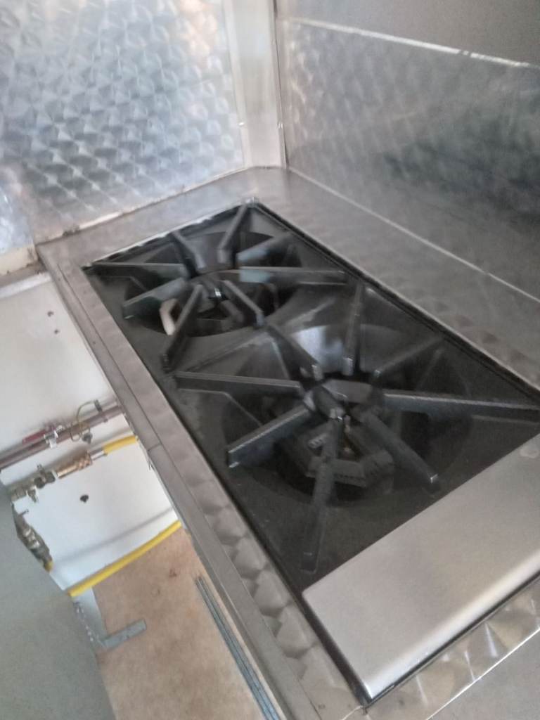 Catering trailer equipment gas tabletop hob burners cookers restaurant kitchen item