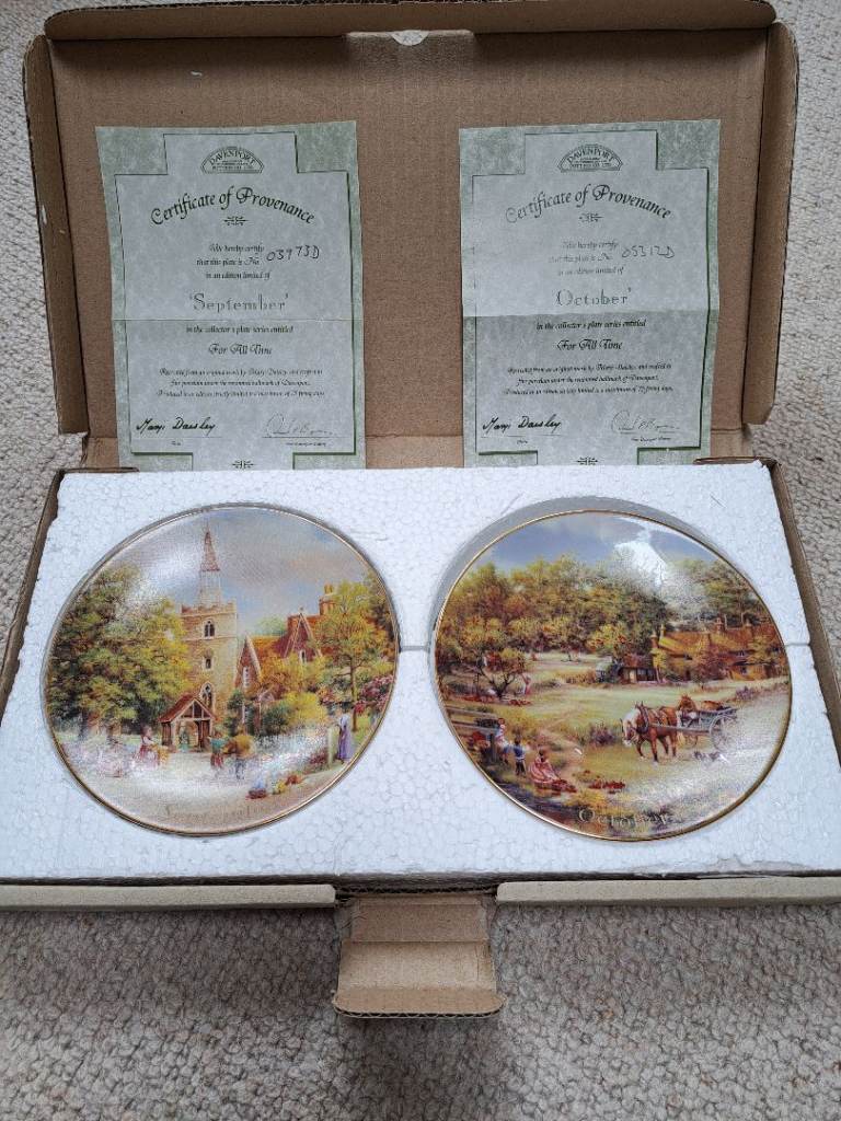 Bradford Exchange Decorative Plates - September & October