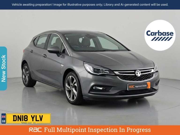 2018 Vauxhall Astra 1.4i Turbo SRi Nav Hatchback 5dr Petrol Manual Euro 6 (150 ps) Hatchback PETR...