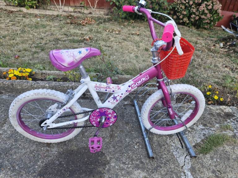 KIDS GIRLS CHILDREN SONIC GLAMOUR 16 INCH WHEELS BIKE BICYCLE