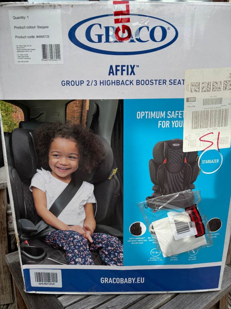 Graco Group 2/3 High Back Booster Seats x 2 