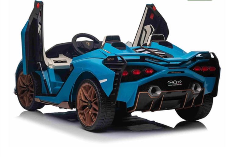 Lamborghini Sian 12V Electric Ride-on Car – New, Blue