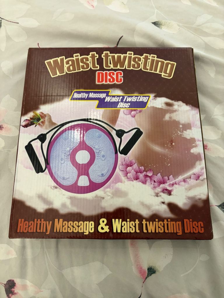 Waist Twisting Disc with Resistance Bands
