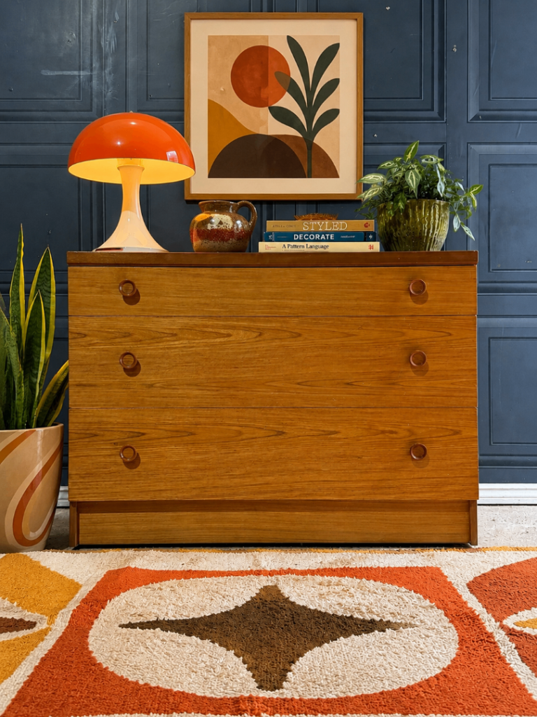 Vintage Mid 20th Century Meredew Chest Of Drawers