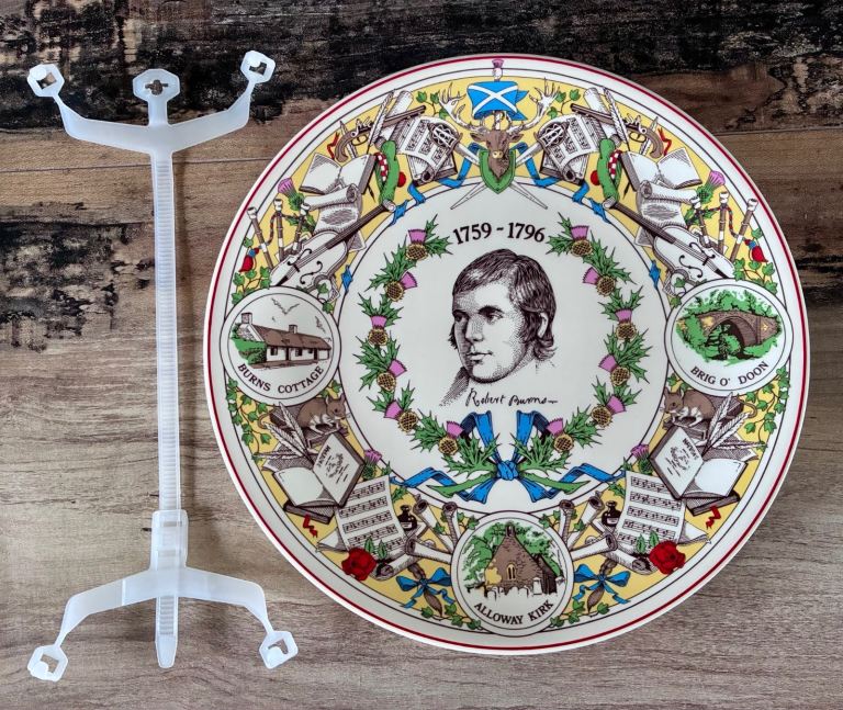 Wedgwood Robert Burns Collector's Plate with Stand