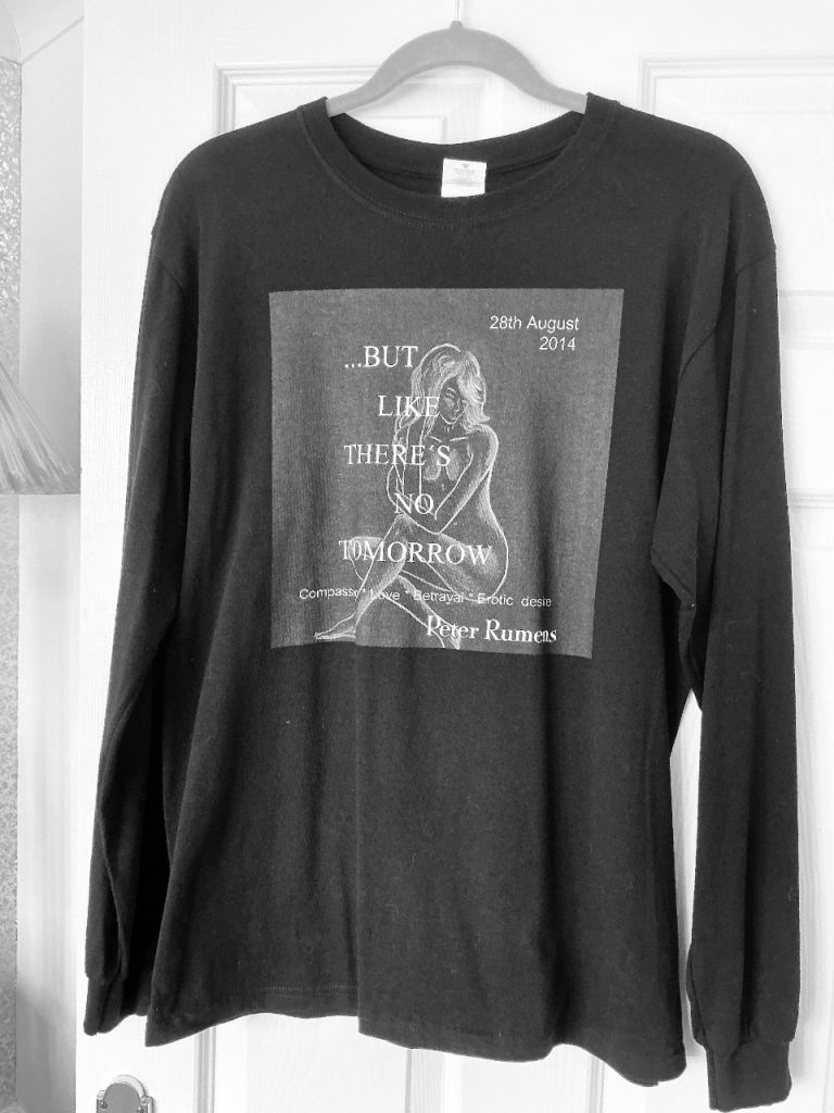 Long sleeve black t-shirt - M