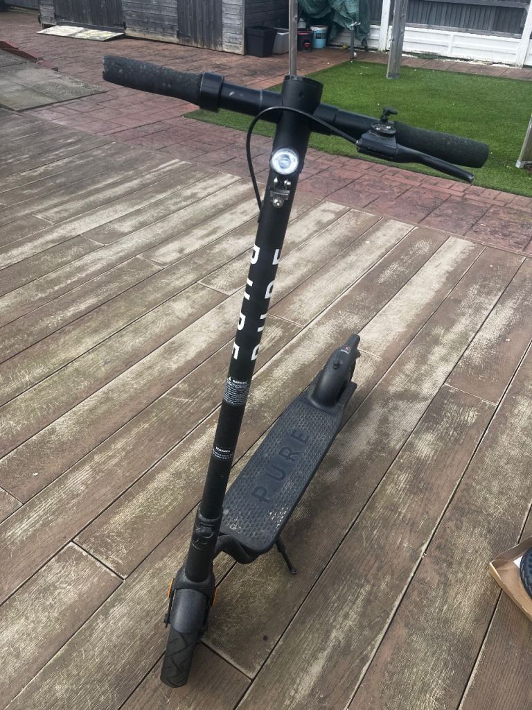 *SOLD* Pure Electric Scooter – Charger Included – Spare Rear Wheel Included