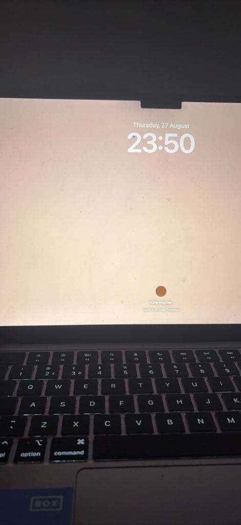 MacBook and Charger
