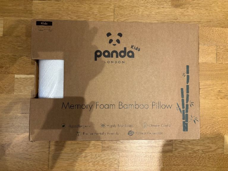 Panda Kids Memory Foam Bamboo Pillow
