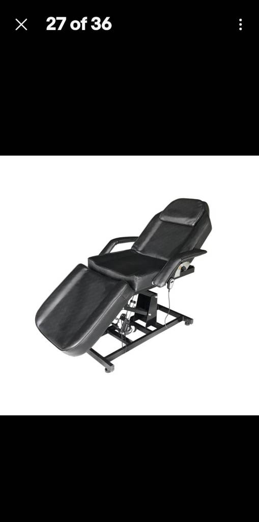 Blue manual Beauty/Massage Bed - Good Condition