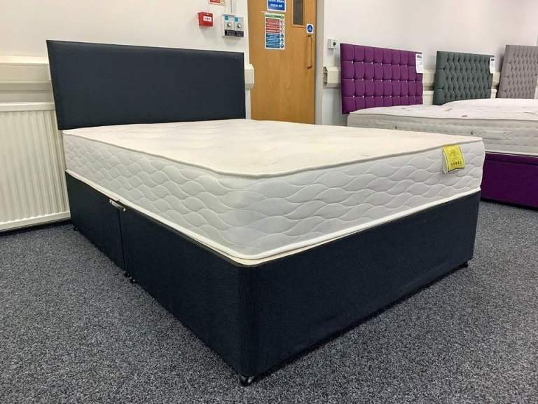 Luxury Divan Bed With Mattress | Double And Small Double | Today Delivery