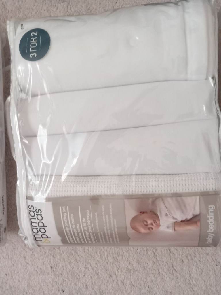New Baby cotbed starter and bedding set.  Buyer to collect.