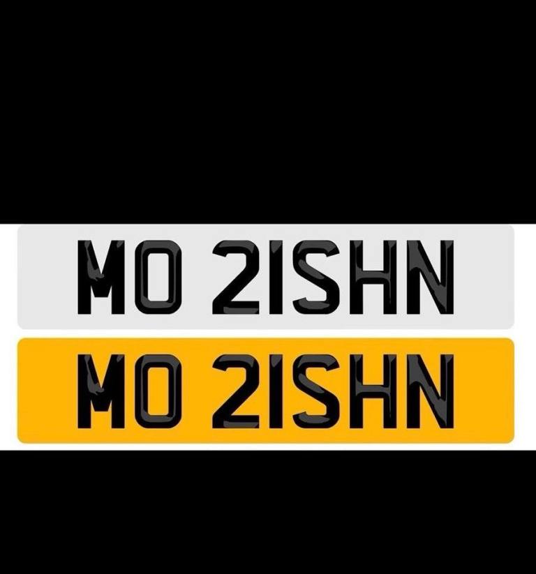 ZISHAN PRIVATE NUMBER PLATE 