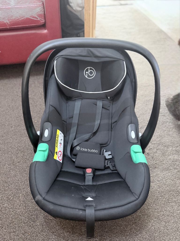 Ickle Bubba Stratus i-Size Infant Car Seat – Black (Excellent Condition)