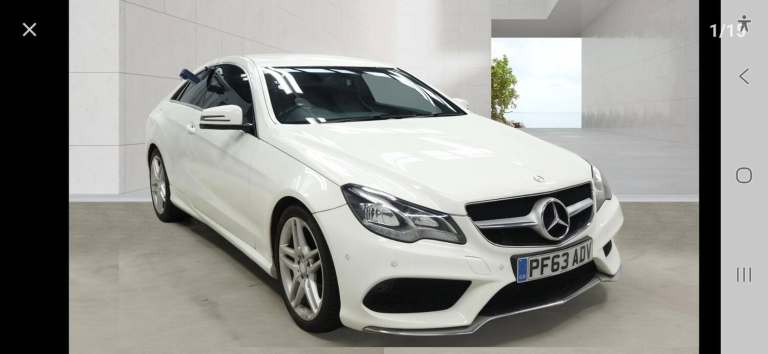2014 Mercedes-Benz E Class E220 CDI AMG Sport 2dr 7G-Tronic COUPE Diesel Automatic