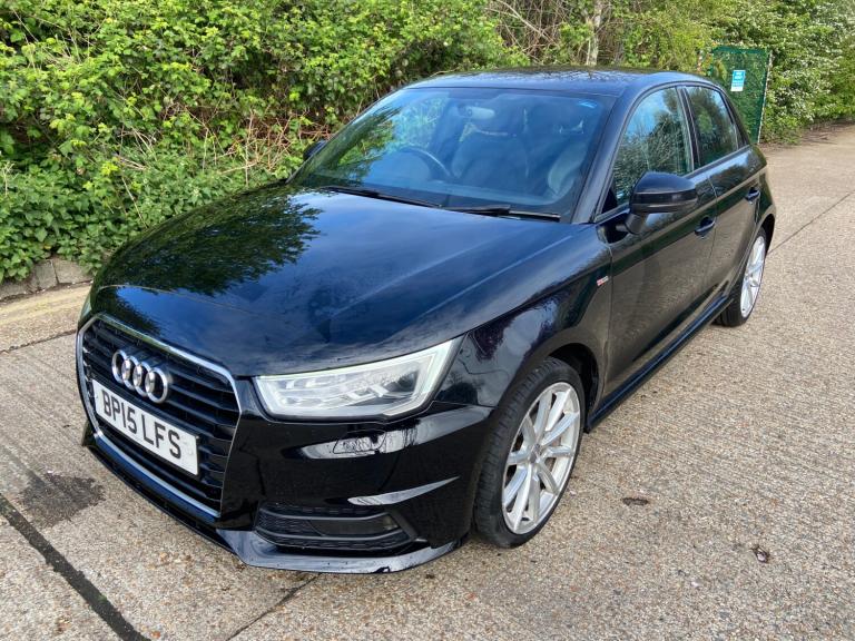 2015 Audi A1 1.4 TFSI S Line 5dr Black 68k Miles Years MOT Warranty £35 Road Tax HATCHBACK Petrol...