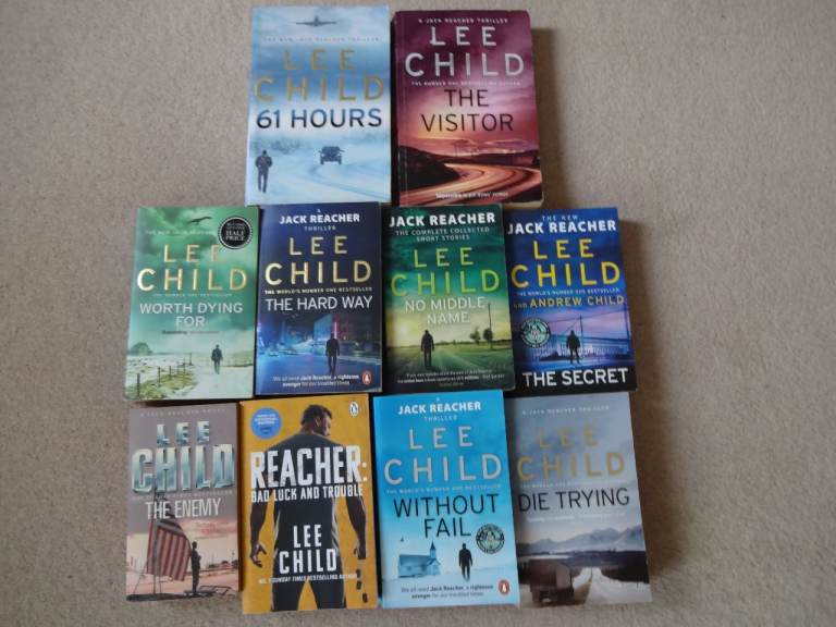 Jack Reacher Book Collection  - 10 paperbacks by Lee Child - £10 for them all
