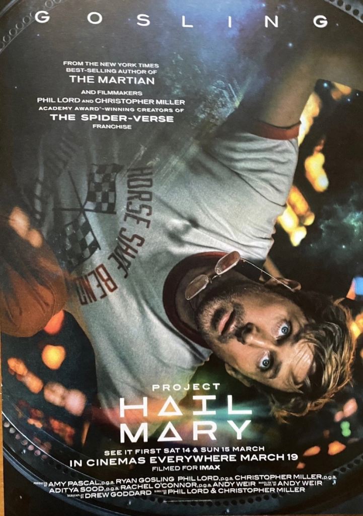 Project Hail Mary Movie 2026 Magazine Advert Poster Clipping 9 by 7 inch 