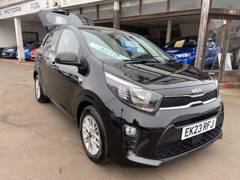 2023 Kia Picanto 1.0 AUTOMATIC  2000miles FROM NEW 1-Owner 5-Door Met Black