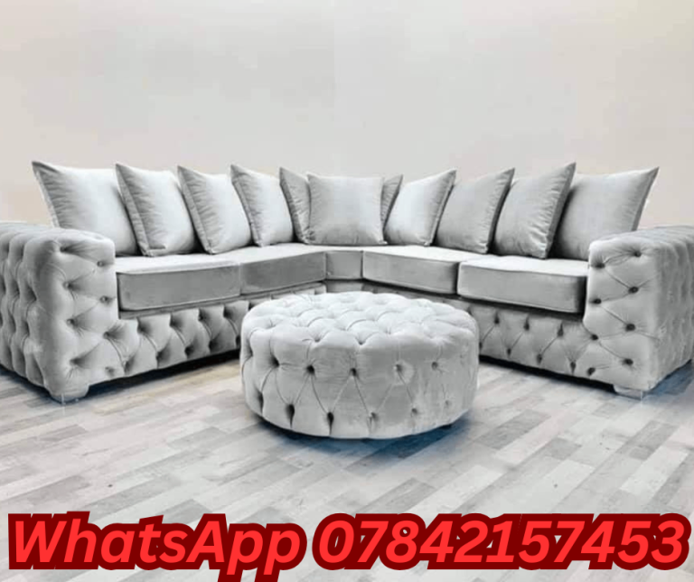 image for Ashton Chesterfield   3 2 Seater Sofa L Shape Sofa With Cushion 