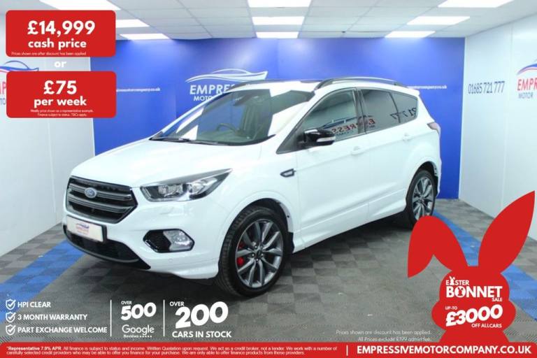 2019 19 FORD KUGA 2.0 TDCI ECOBLUE ST-LINE EDITION SUV 5DR DIESEL MANUAL AWD EUR
