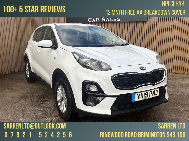 2019 Kia Sportage 1.6 CRDi 1 Euro 6 (s/s) 5dr ESTATE Diesel Manual