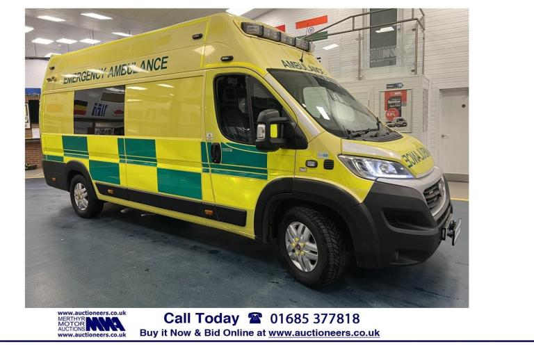 2019 Fiat Ducato 42 MAXI 2.3 MULTIJET II 176PS AMBULANCE C/W STRETCHER AND RAMP (EURO 6) --- PANE...