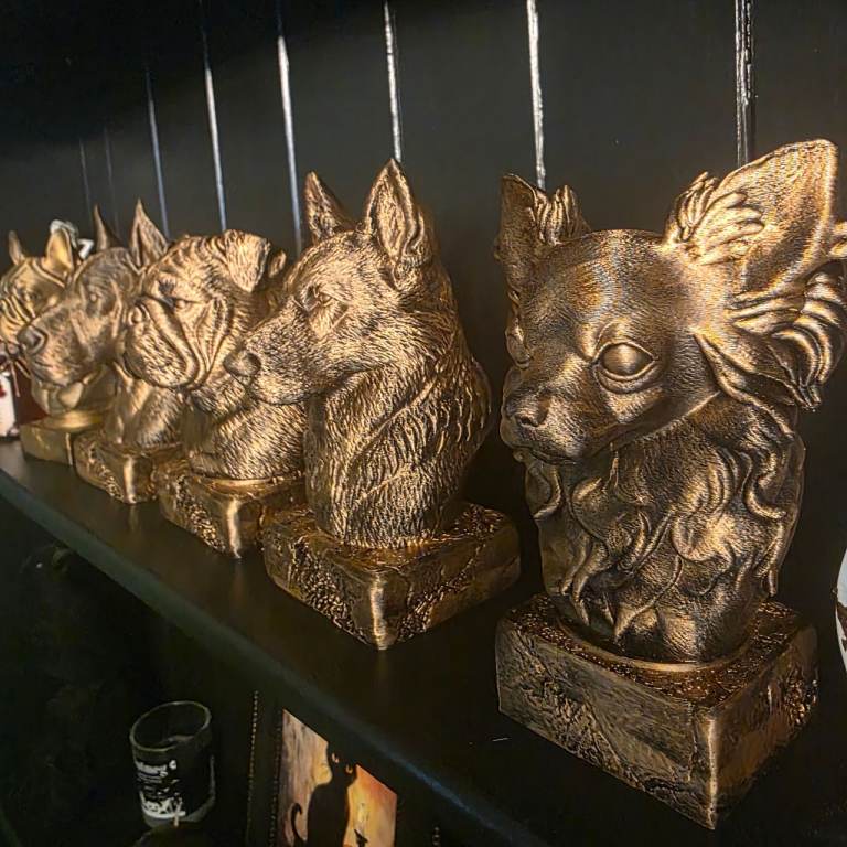Pet memorial busts many more breeds and colours available 