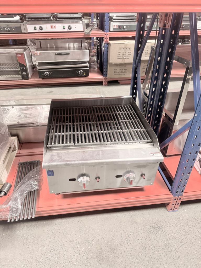 Commercial char boiler rock gas grill kebab shop restaurant takeaway shish grill 