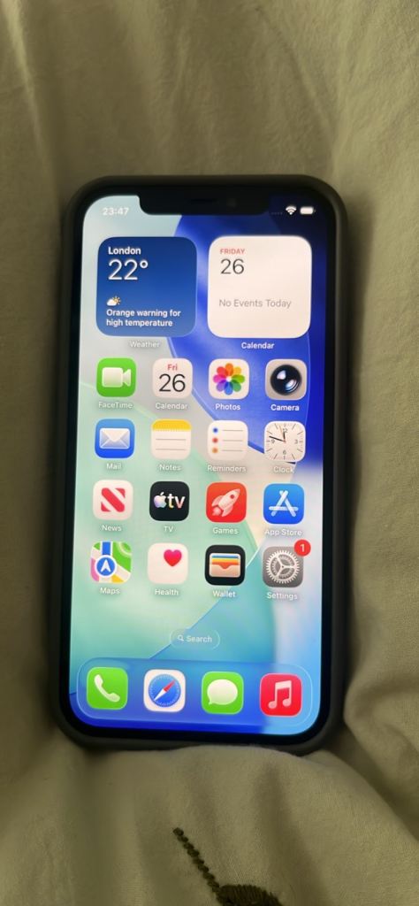iPhone 12 Pro  – excellent condition with case 128gb