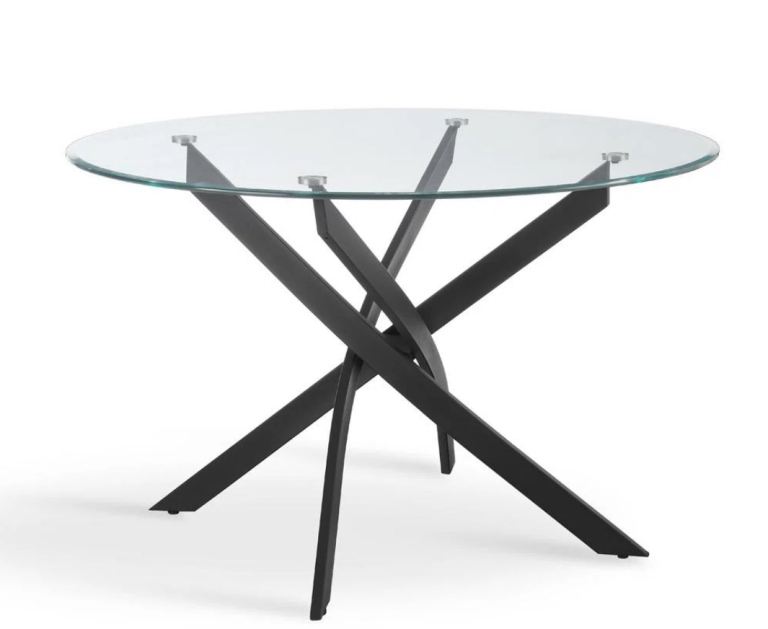 Wayfair round glass dining table for 4