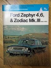 Pearsons servicing series - Ford Zephyr 4, 6 and Zodiac mk 3