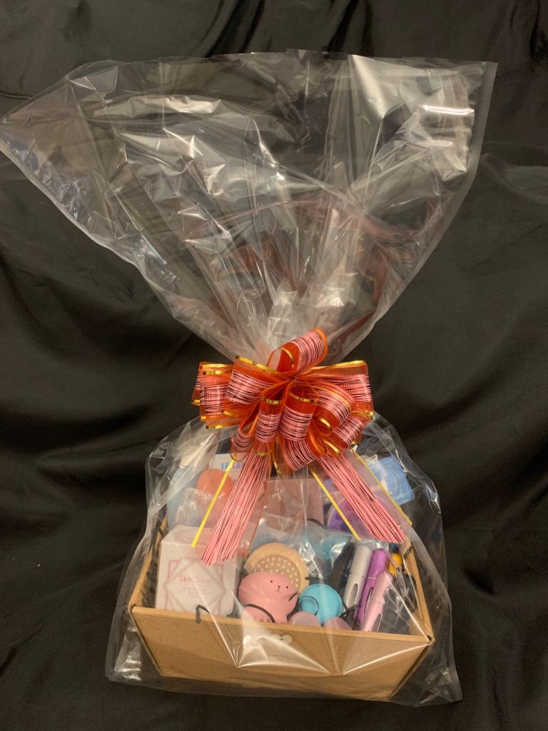 Beauty Care Hamper Pink Bow