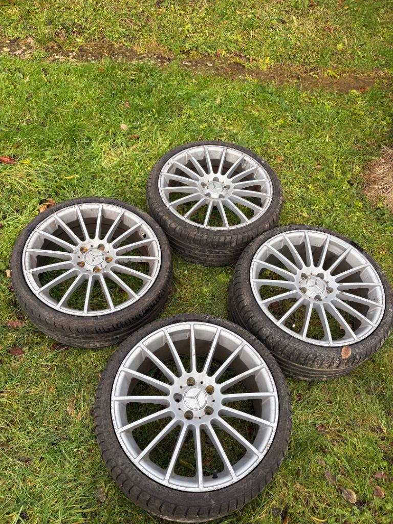 19” WHEELS with Tyres TURBINE AMG MERCEDES BENZ W204 Style 5x112