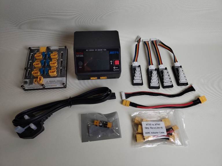HOTA D6 Pro Dual Channel Charger for FPV, RC Cars, LiPo, Li-Ion