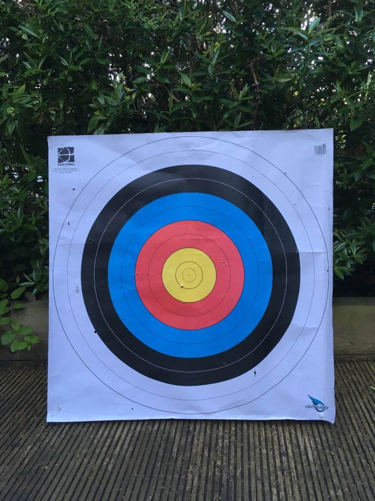 Archery bow and target