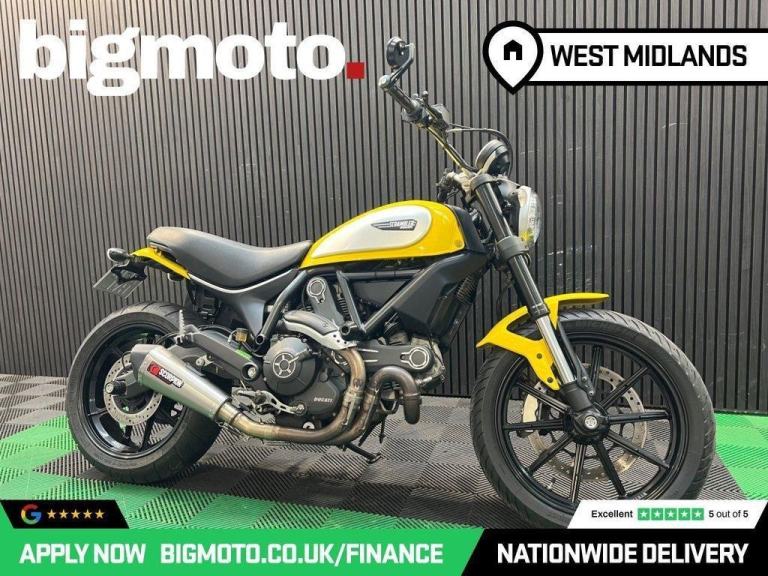 2015 15 DUCATI SCRAMBLER 800 803 ICON ROADSTER/RETRO PETROL MANUAL EURO 4 (73 PS
