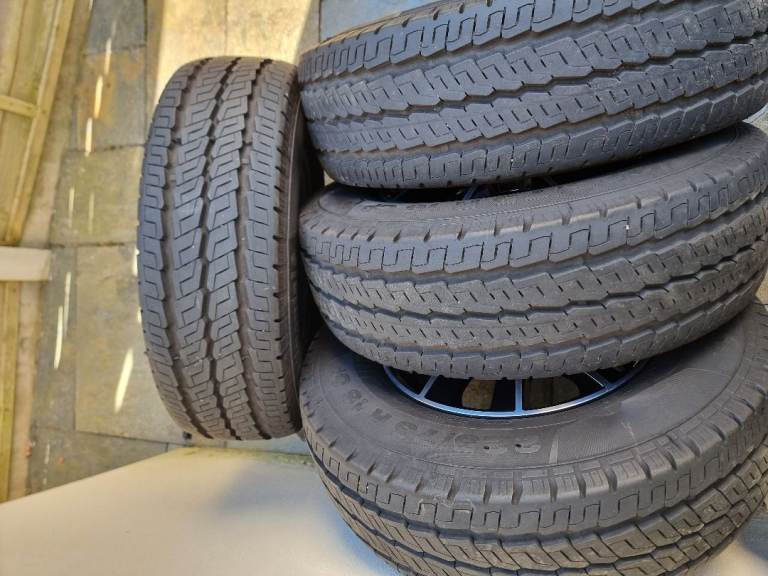 Campervan rims and tyres