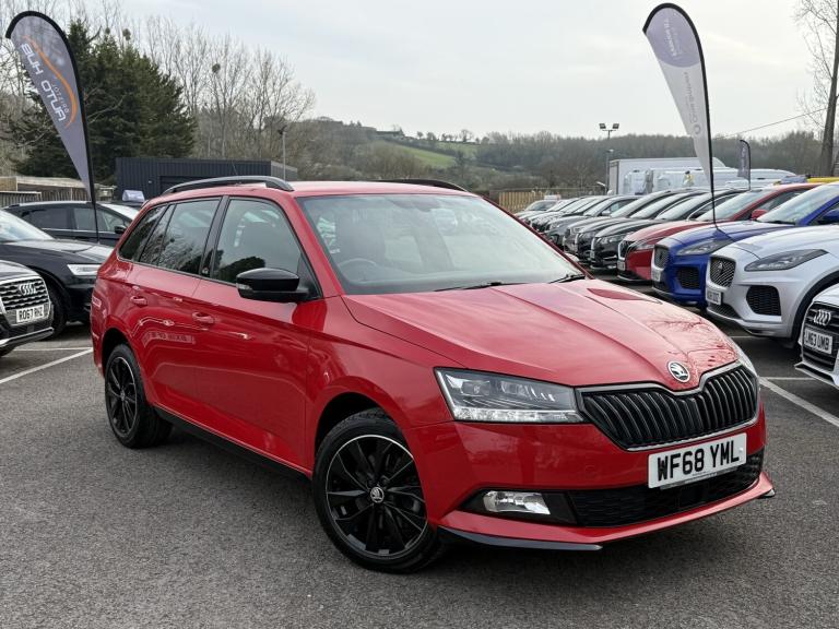 2019 SKODA FABIA 1.0 TSI Monte Carlo ULEZ Petrol Manual 5 Door Red