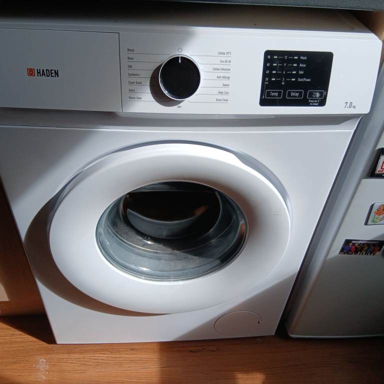 Haden Washing Machine 7kg – White, As Good As New