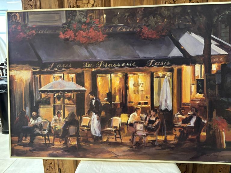 Parisian cafe scene