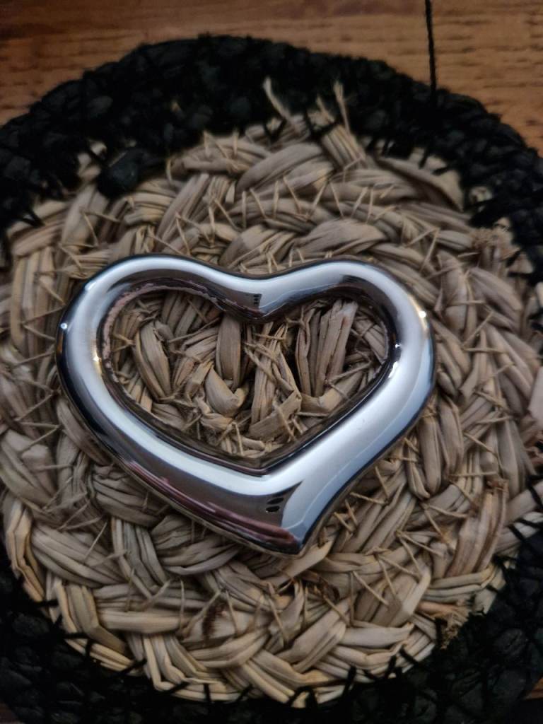 Silver heart pendant 