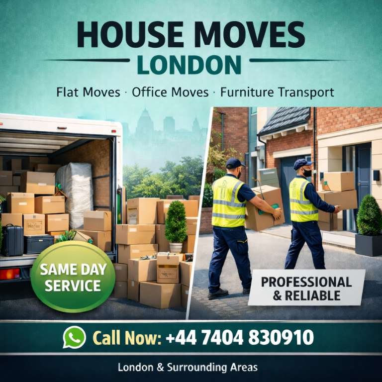  House Move London | Large Luton Van | Fast & Reliable Service | Call Now