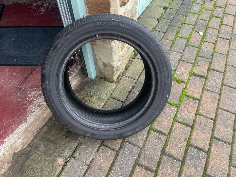 CONTINENTAL 215/55 R 18 PART WORN TYRE