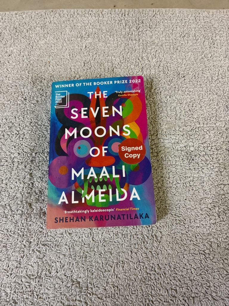 The Seven Moons of Maali Almeida - Signed Copy, Booker Prize Winner