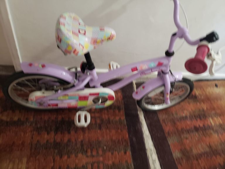Girls' Apollo Cherry Lane Kids Bike - Purple, 18-inch Wheels