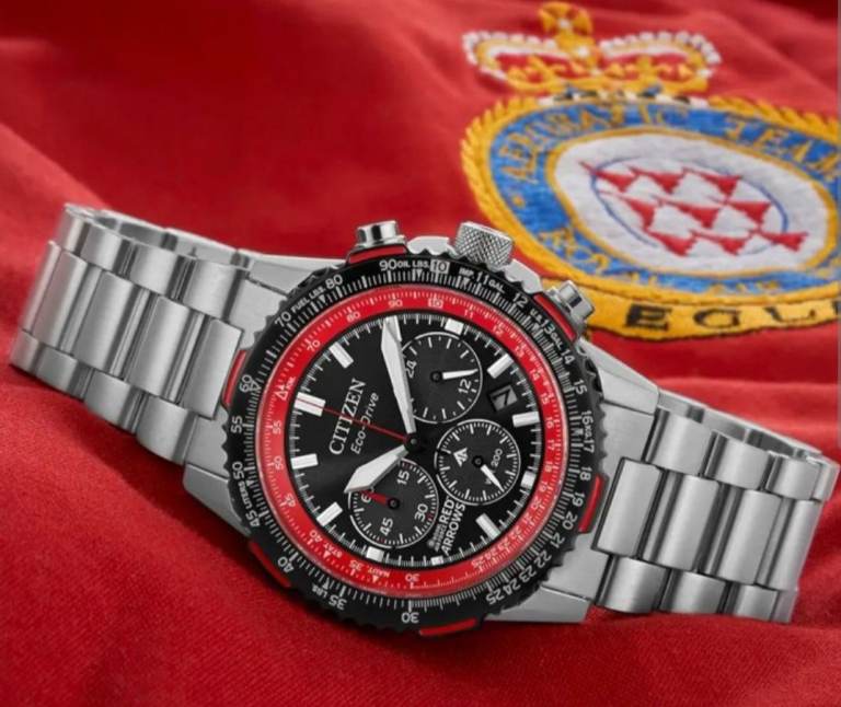 CITIZEN WATCH RED ARROWS NAVIHAWK PROMASTER AIR PRISTINE BOXED STUNNING 