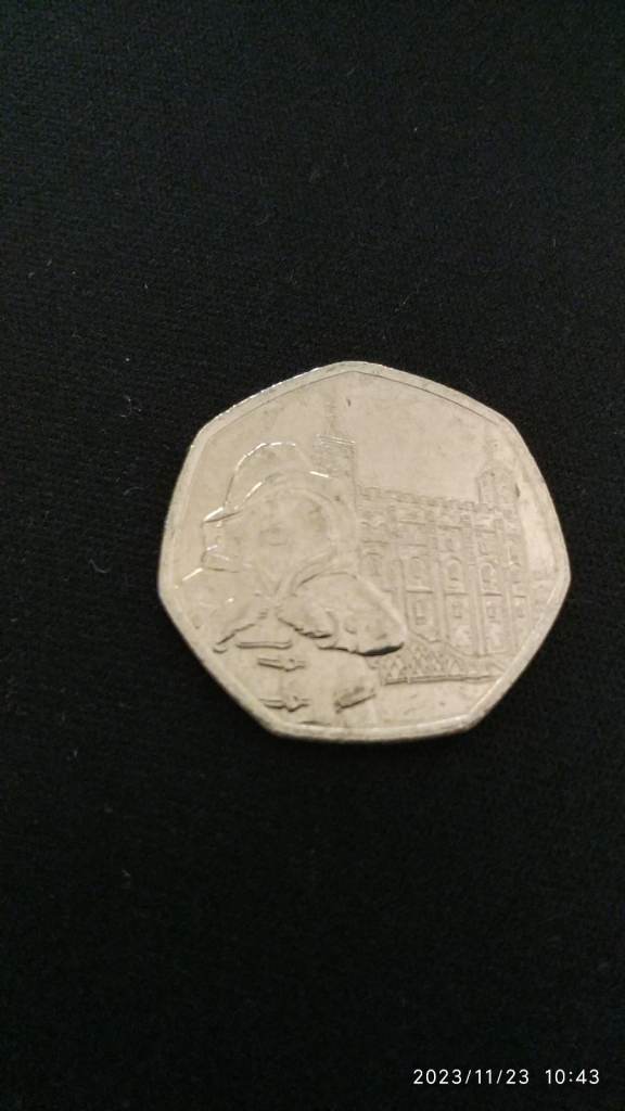 2019 Paddington 50p Coin