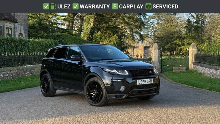 RANGE ROVER EVOQUE 2017 Black Edition - FSH - Immobiliser - Warranty - Carplay - Serviced - ULEZ