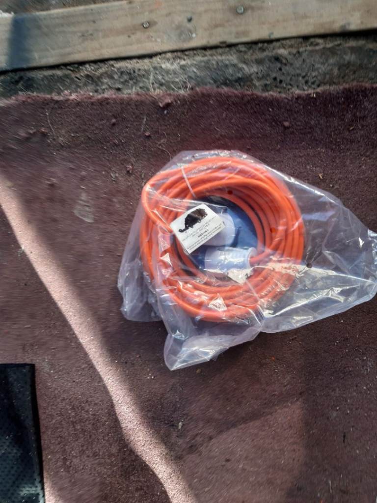 Caravan mains lead